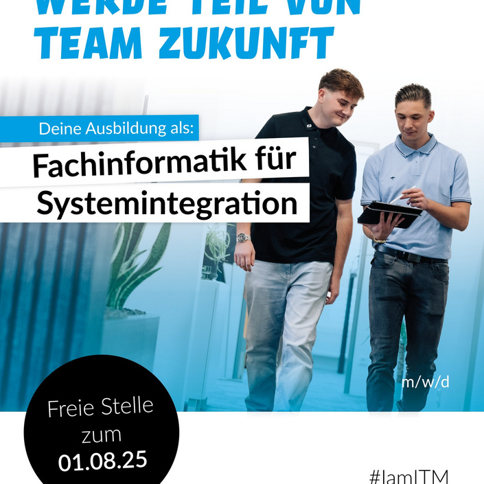 Jeder von uns ist einzigartig, mit eigenen Leidenschaften, Talenten und Zielen. Wir bei ITM sind darauf ausgerichtet,...