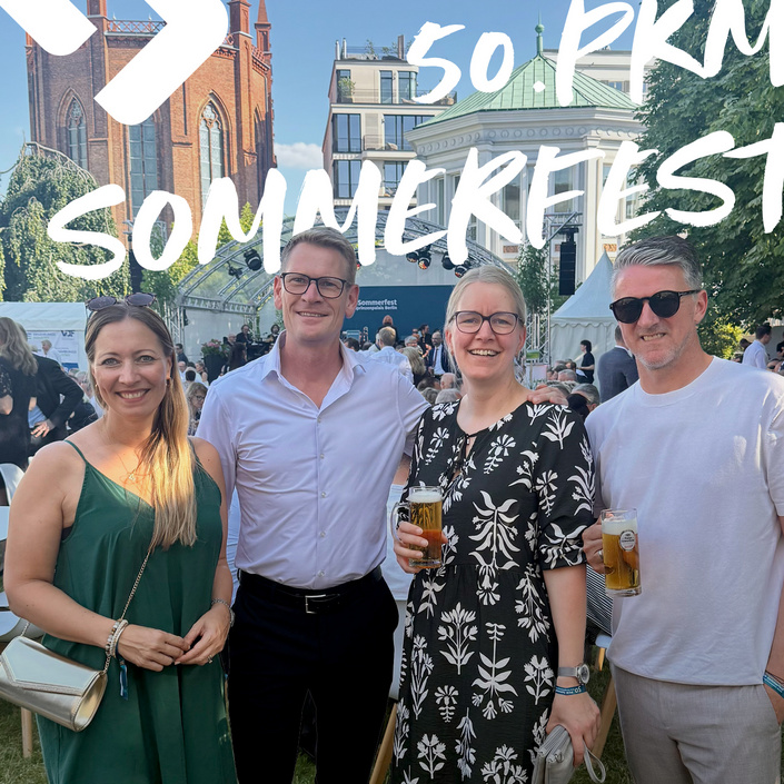 50. PKM-Sommerfest im Kronprinzenpalais Berlin 🤝
Vergangene Woche waren Heike, Marco und Markus in Berlin dabei.... 50. PKM-Sommerfest im Kronprinzenpalais Berlin 🤝
Vergangene Woche waren Heike, Marco und Markus in Berlin dabei....